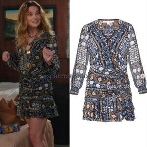 ASO Alexis Rose - Veronic Beard Printed Mini Dress